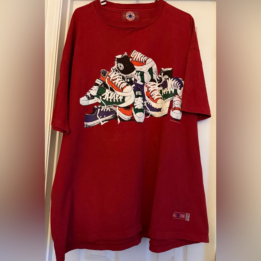 Vintage 90’s Converse Pile of Shoes Graphic Tee